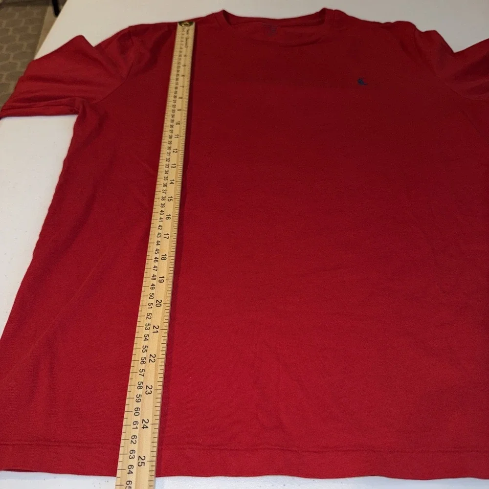 Polo Ralph Lauren Classic‎ Fit Soft Cotton Crewneck Long Sleeve Shirt Red Sz Med
